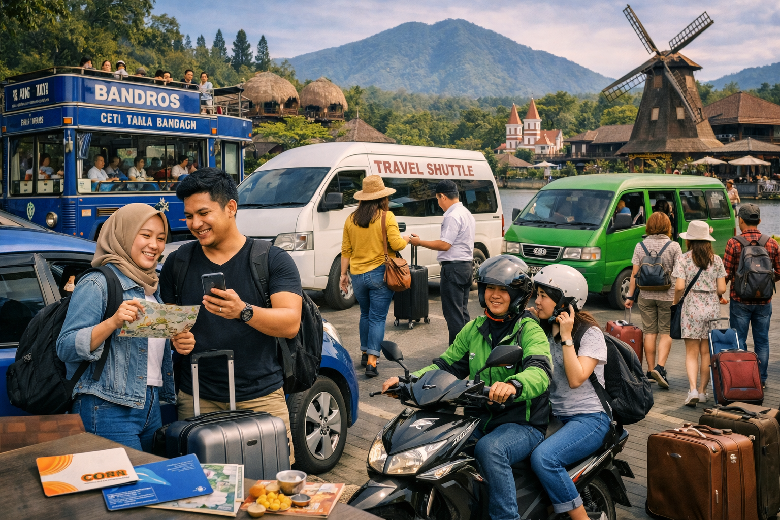 Cara Nyaman Berpindah Antar Tempat Wisata di Bandung Saat Musim Liburan