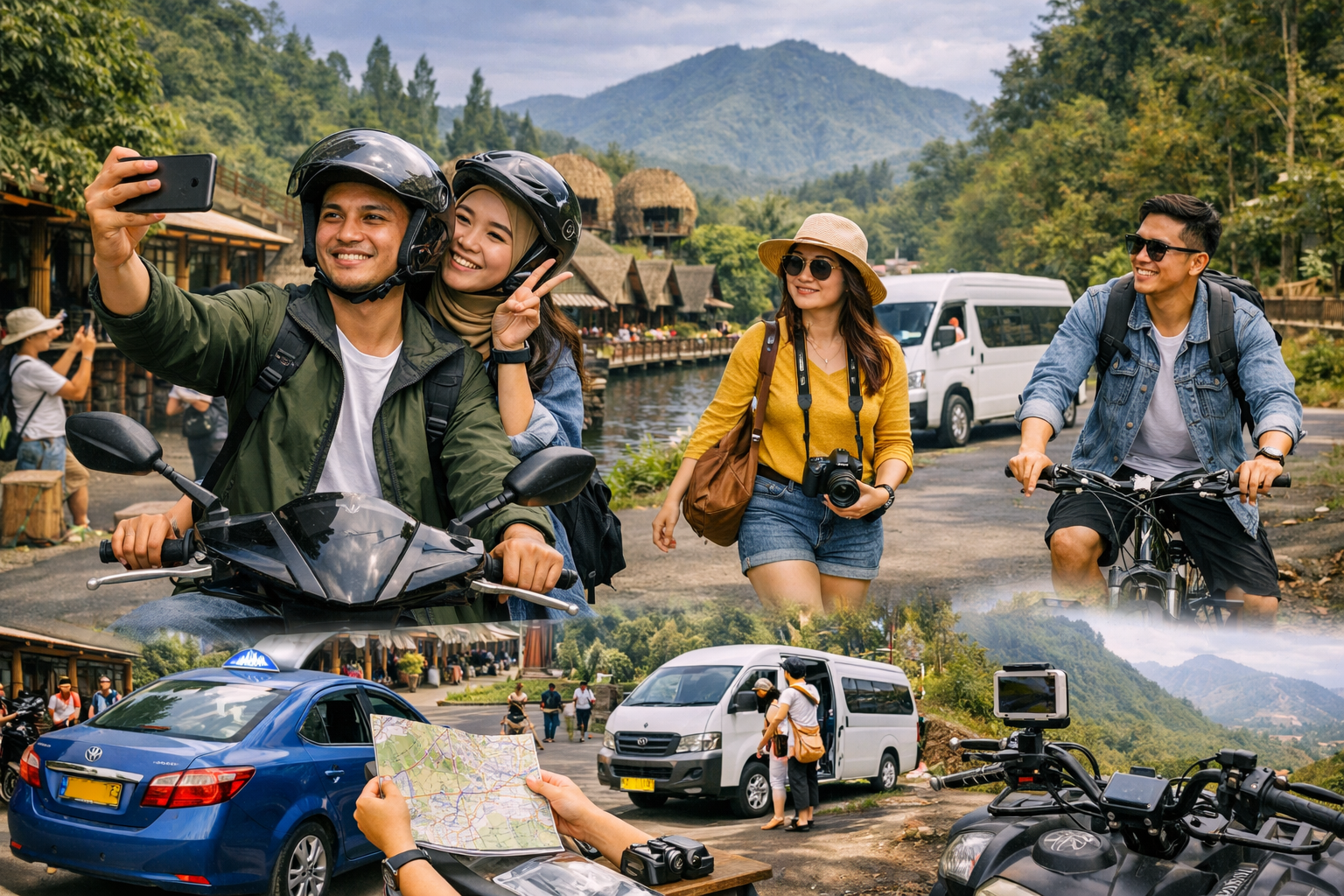 Rekomendasi Cara Keliling Bandung untuk Wisatawan yang Suka Bebas