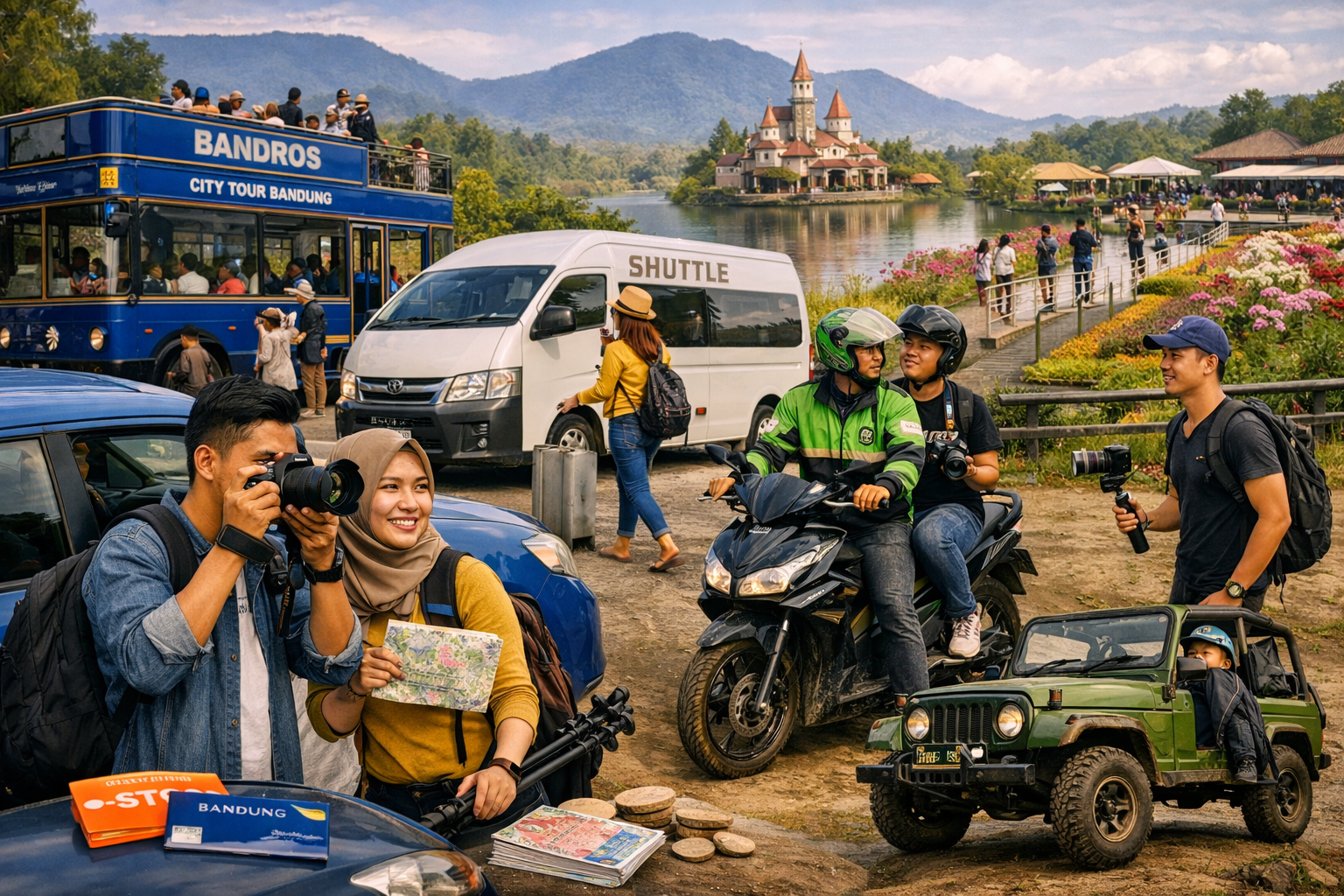 Solusi Transportasi untuk Hunting Spot Wisata Populer di Bandung