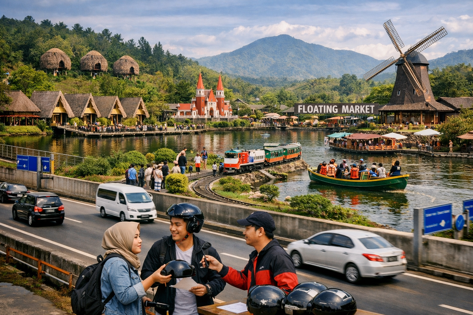 Tempat Wisata Bandung Dekat Tol untuk Liburan Singkat